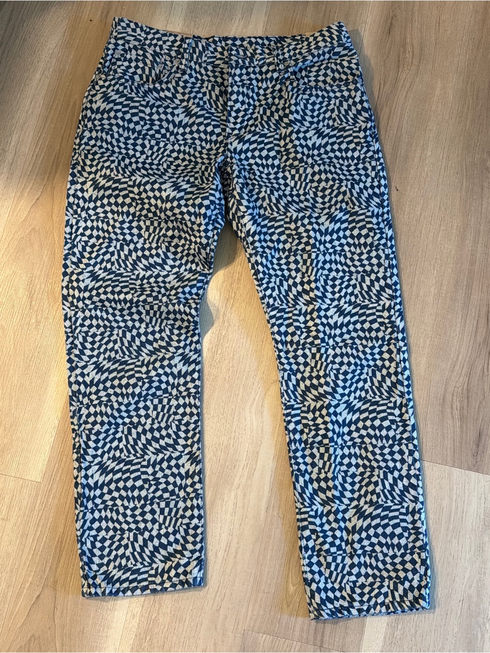 Checkerboard Levi jeans